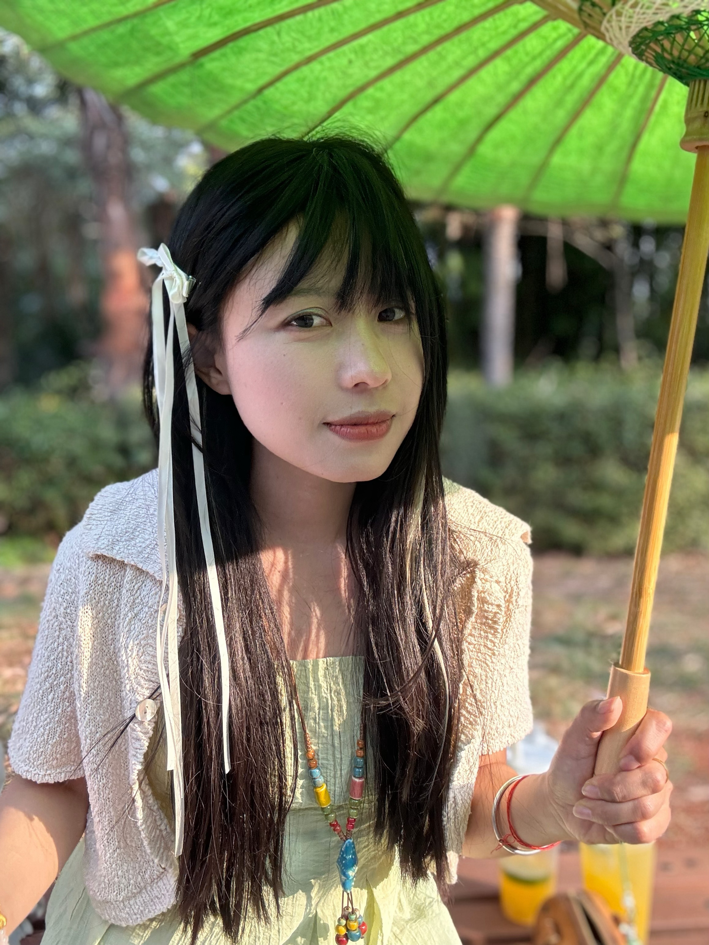 没事的妆随便化后期我能p但是春天的花我p不了 