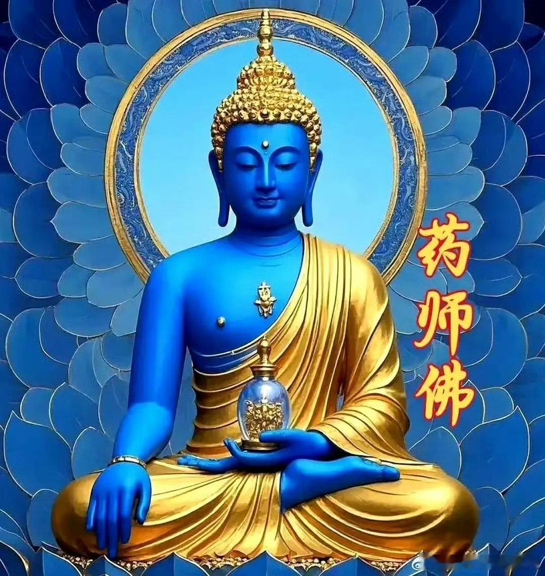 【药师佛十二大愿】第一大愿：愿我来世，得阿耨多罗三藐三菩提时，自身光明炽然照耀无