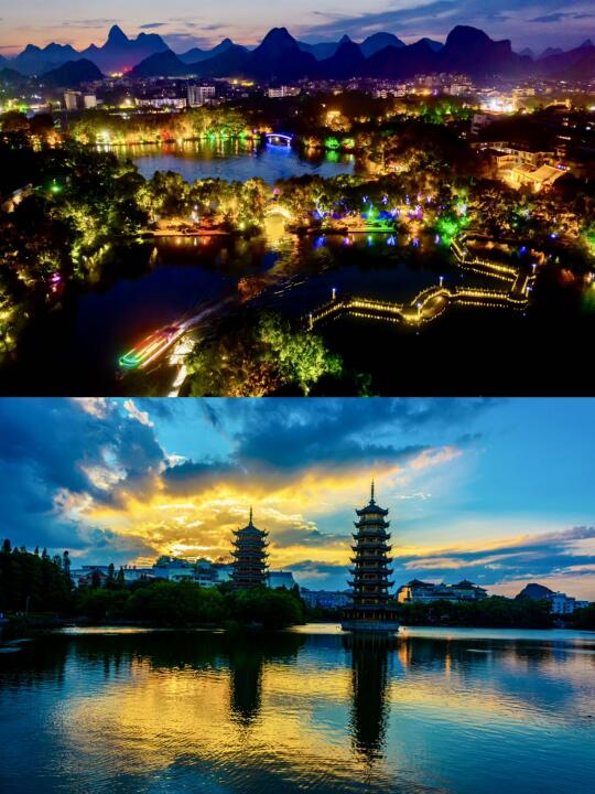 夜游两江四湖，解锁桂林新视角