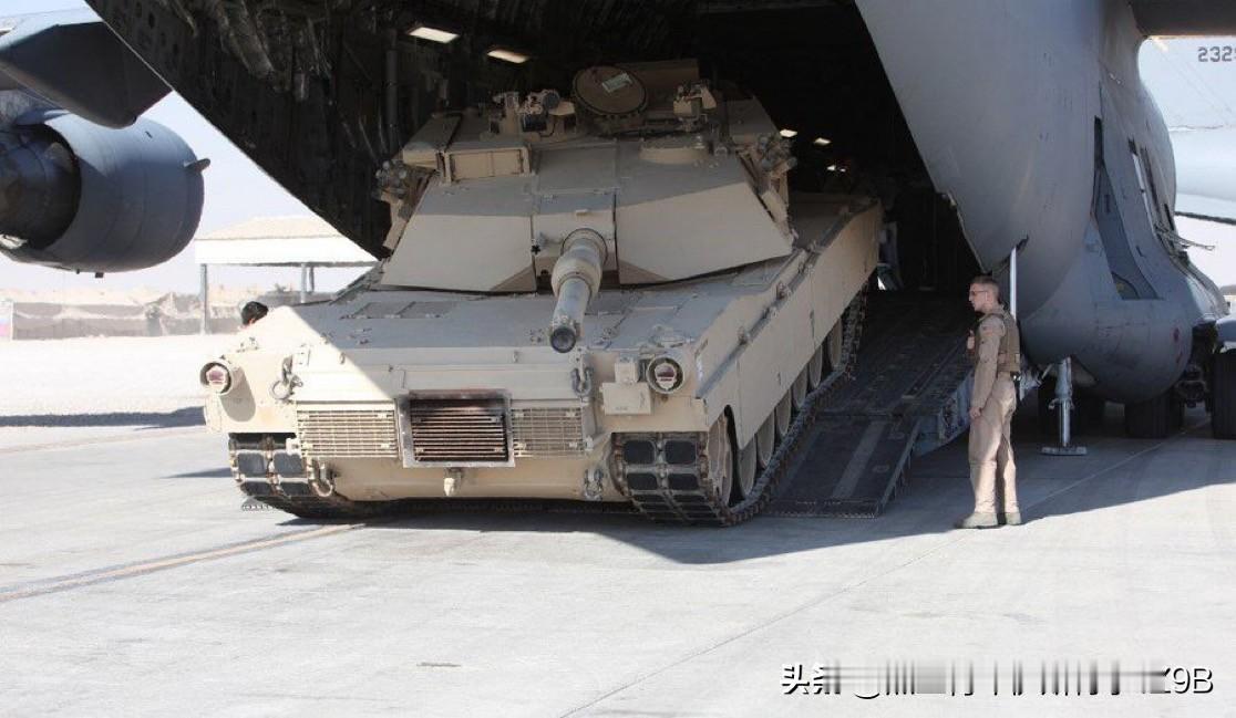 中东局势紧张之际，美国正通过货机从挪威向约旦部署坦克。