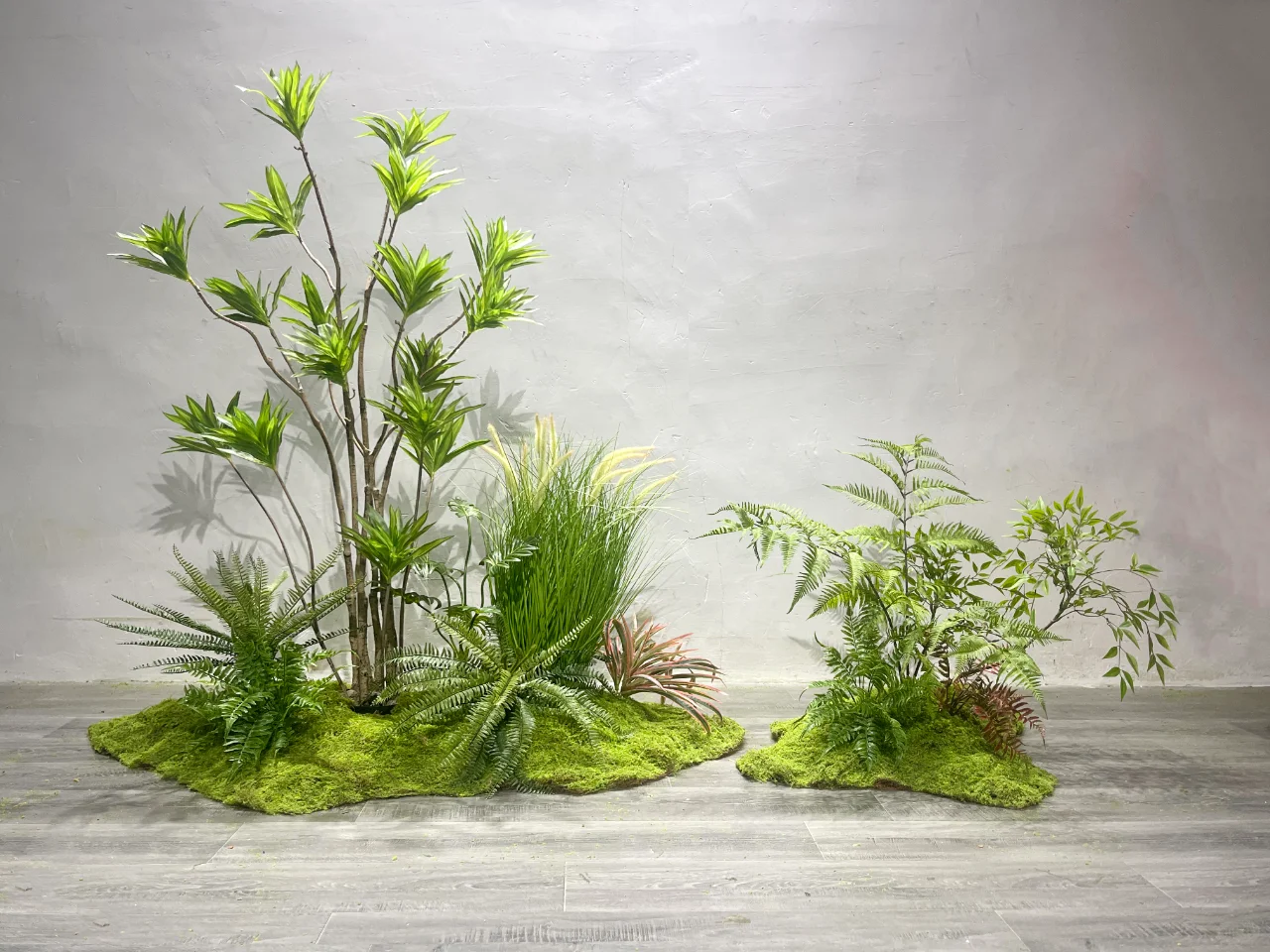 室内仿真绿植造 景售楼部景观