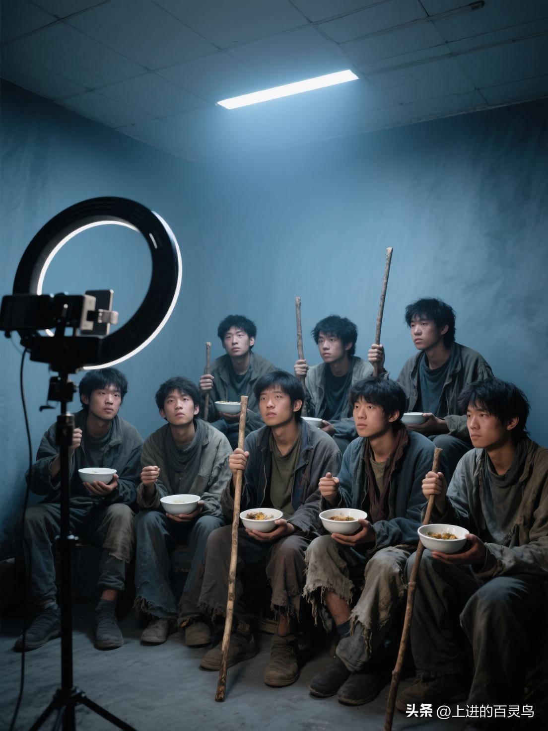 撕人帮就是一群网络“乞丐”，把善良的“姐姐”“大姨”当成肥羊来宰。

“姐姐们、