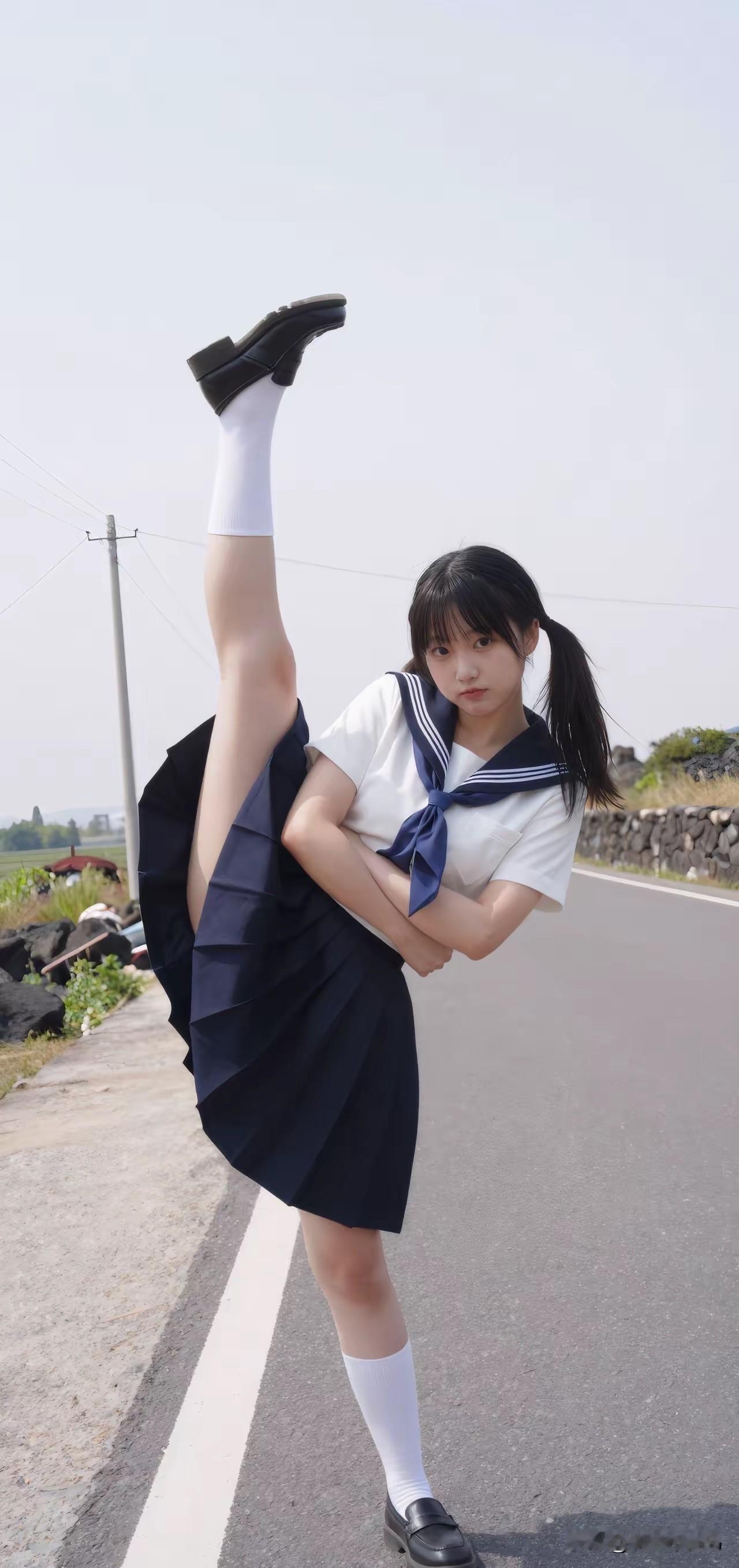 会朝天蹬的女生可不多哟