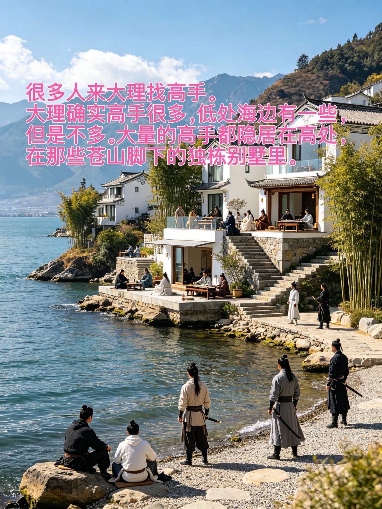 很多人来大理找交易高手。
大理确实高手很多，低处海边有一些，但是不多。大量的高手