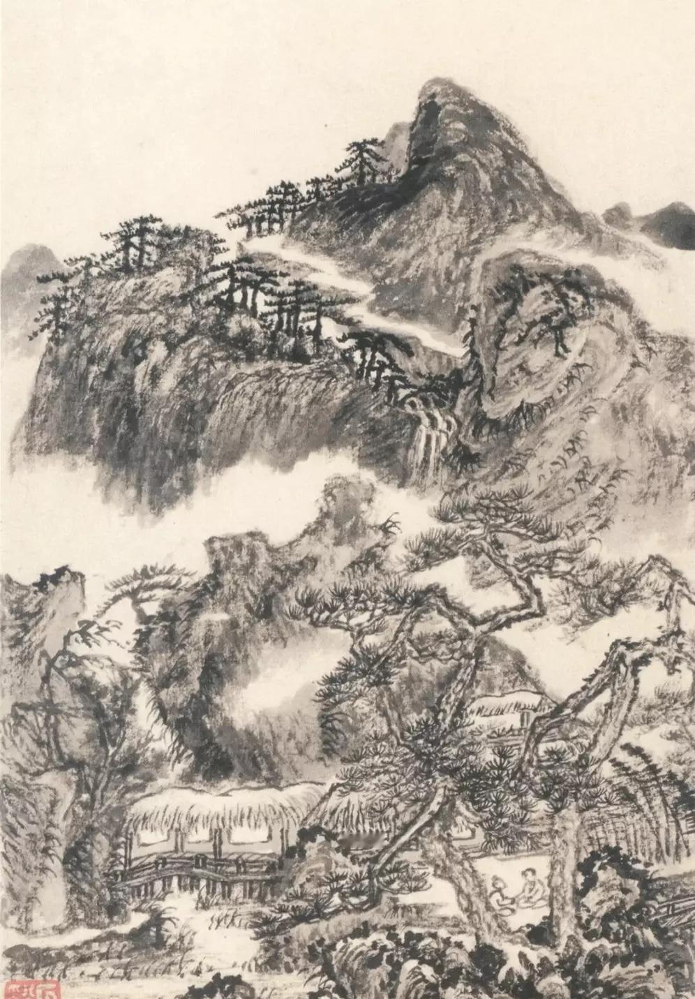 髡残（1612—1692），俗姓刘，法名髡残，字介丘，号石溪、白秃、石道人，湖广