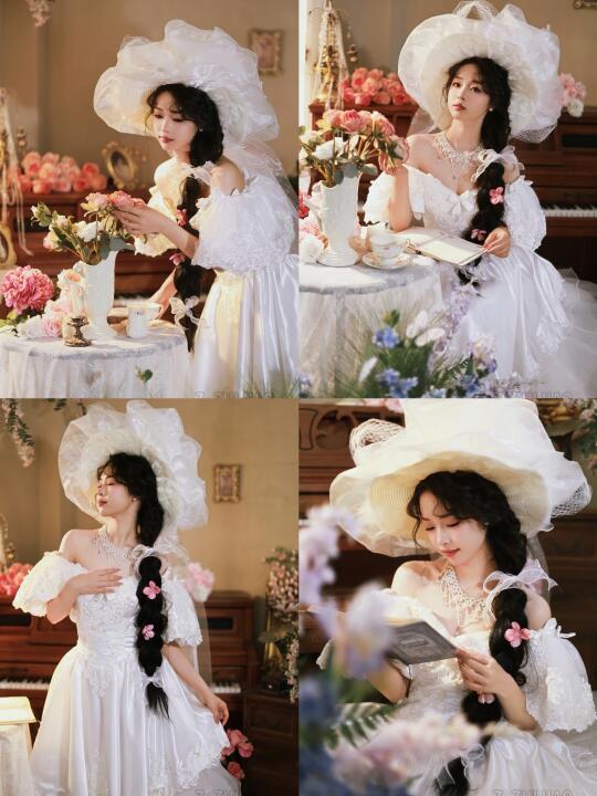 法式复古写真｜从油画里走出来的少女🖼
