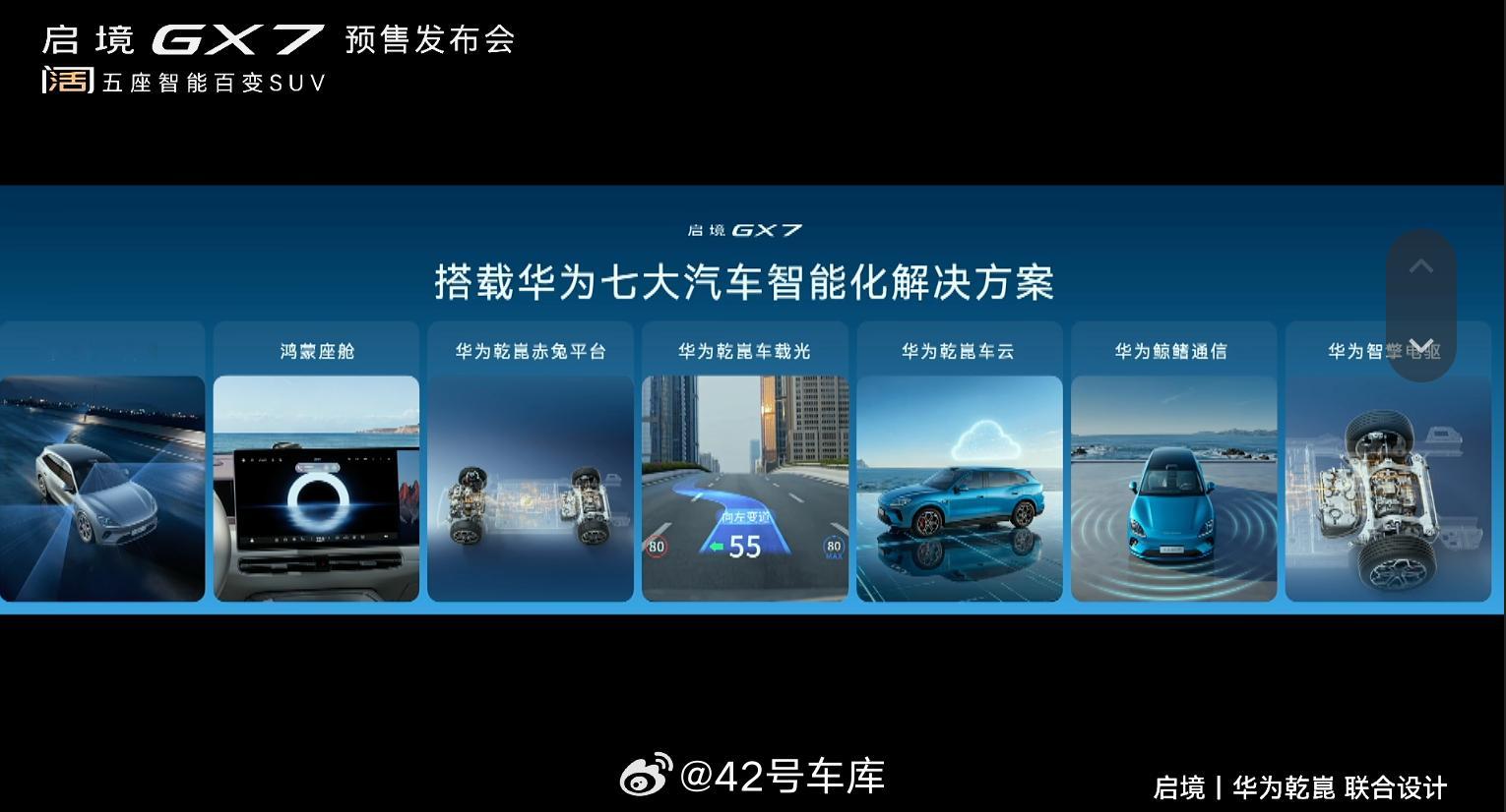 启境GX7搭载华为七大智能技术 启境 GX7 的产品力有多强？搭载华为七大智能技