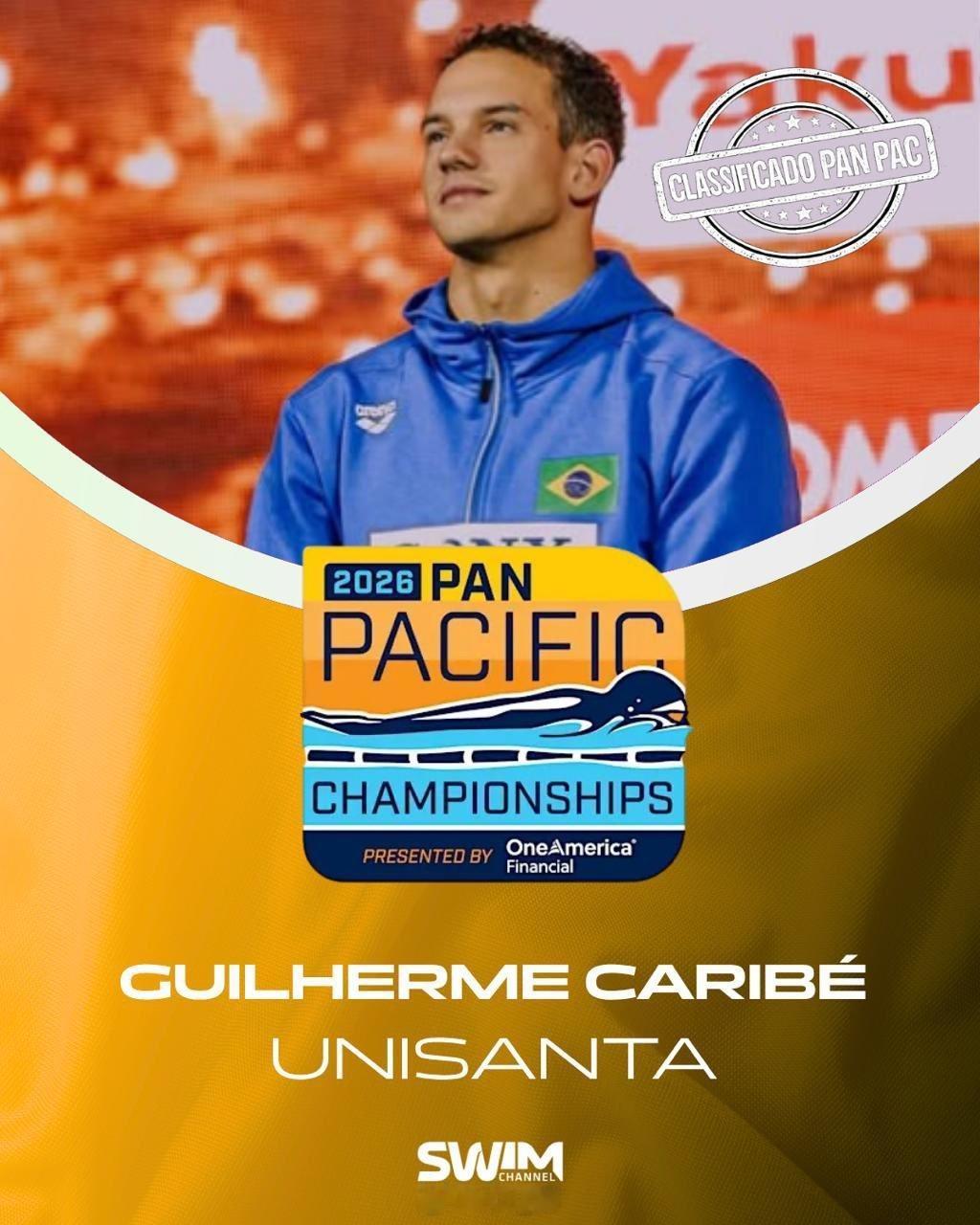 巴西游泳锦标赛 男100自决赛Guilherme Caribe 47.60 
