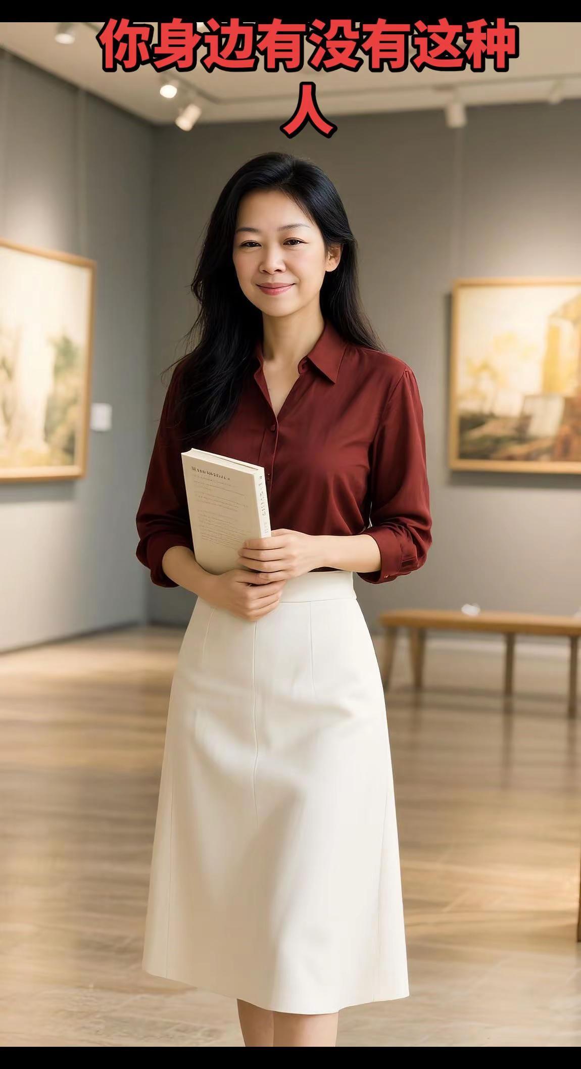 防着表里不一的人。AI美术馆知性写真感 ai创作全新升级