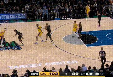 继续进进进，拉拉维亚27分！湖人vs森林狼 ​​​