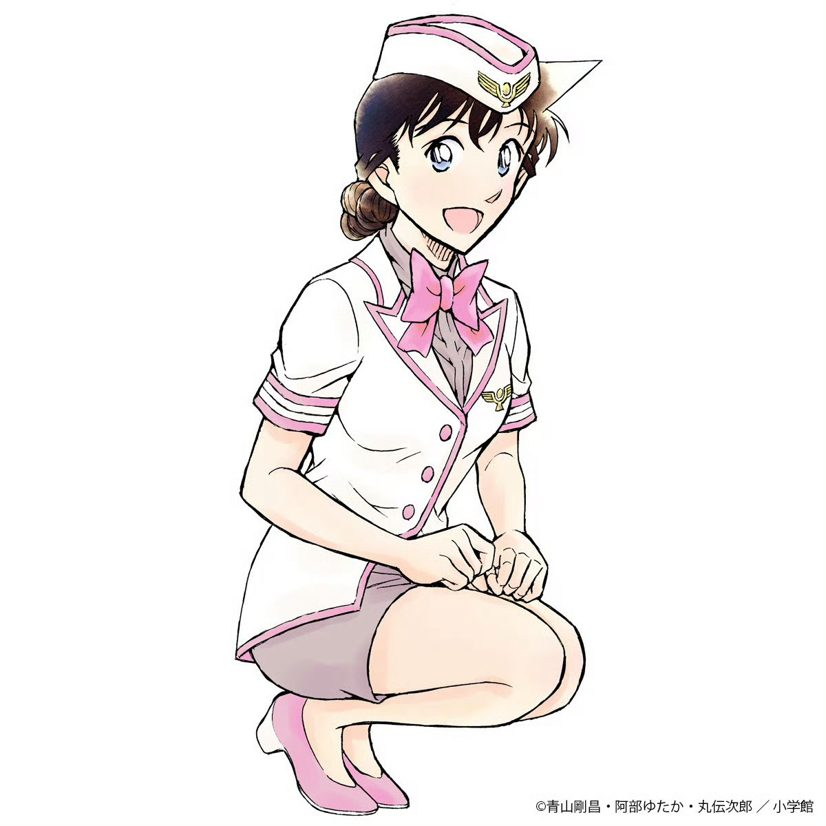 名侦探柯南  2025年文化祭 空姐装扮的的毛利兰[抱一抱] ​​​