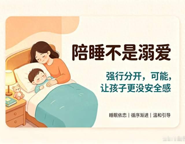宝宝黏人要陪睡，有人在就睡得安稳，一转身就惊醒