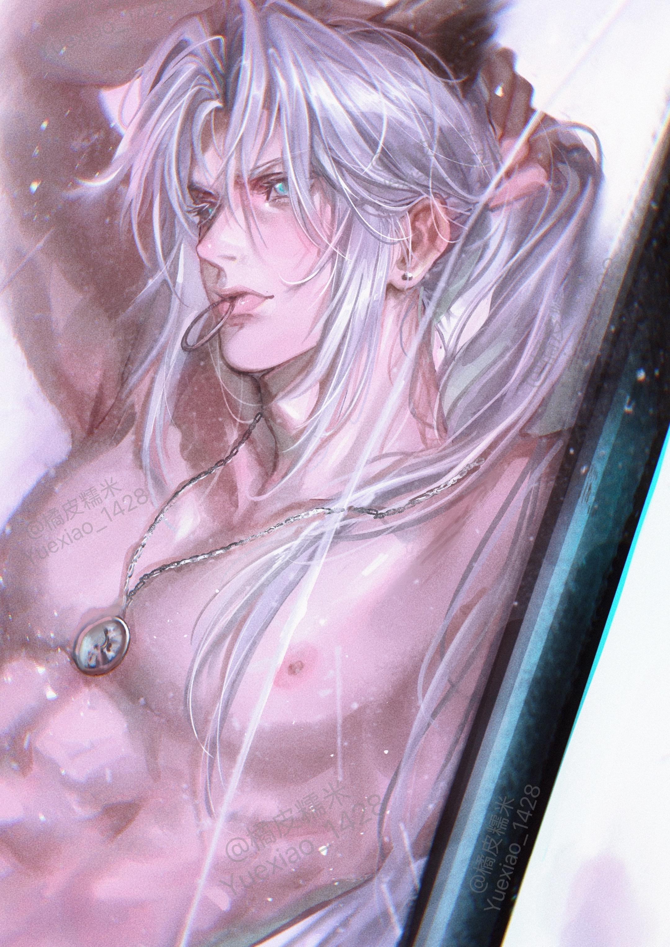 17岁的萨菲罗斯，沉迷健身……一直很好奇小萨是怎么变成老萨那样的双开门...