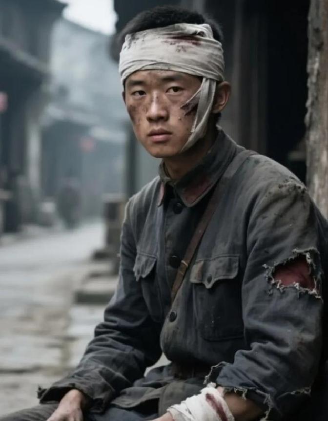 在生死线上，救命有时只是一句话。甘州城街角，西路军伤员刘克先端破碗挨冻挨饿，一名