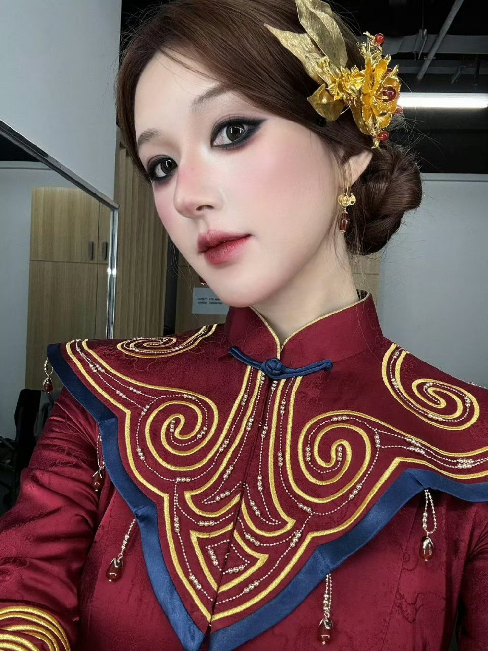 内娱女演员鬼新娘妆造一览。