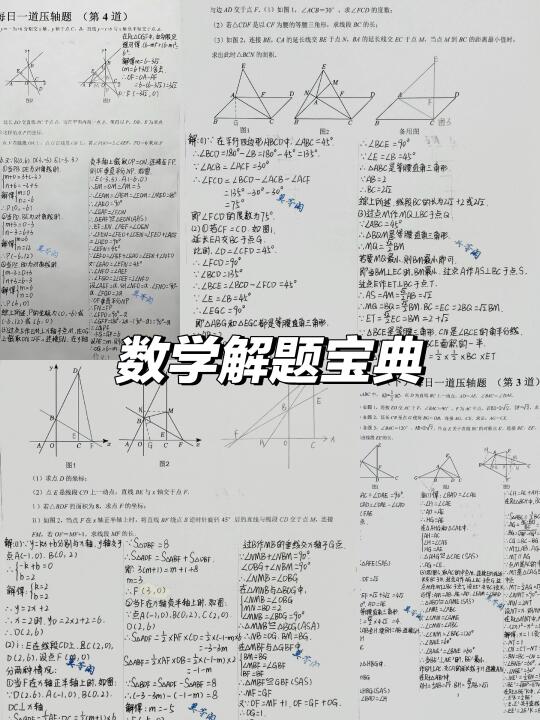 数学压轴题必备📚