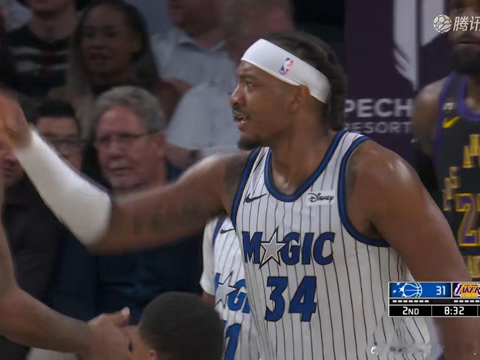 温德尔-卡特打爆湖人内线啊魔术vs湖人