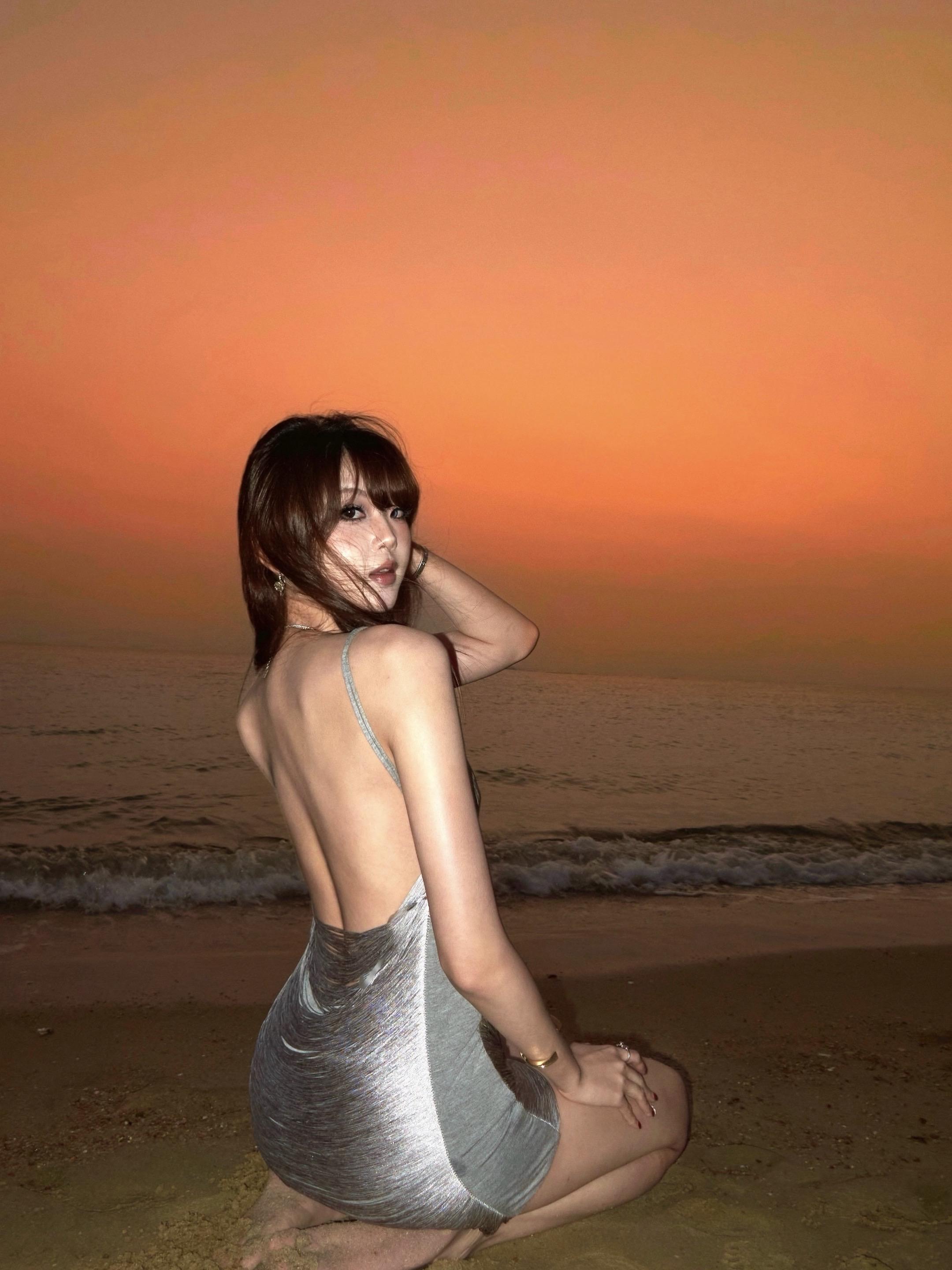 人鱼公主上岸了。