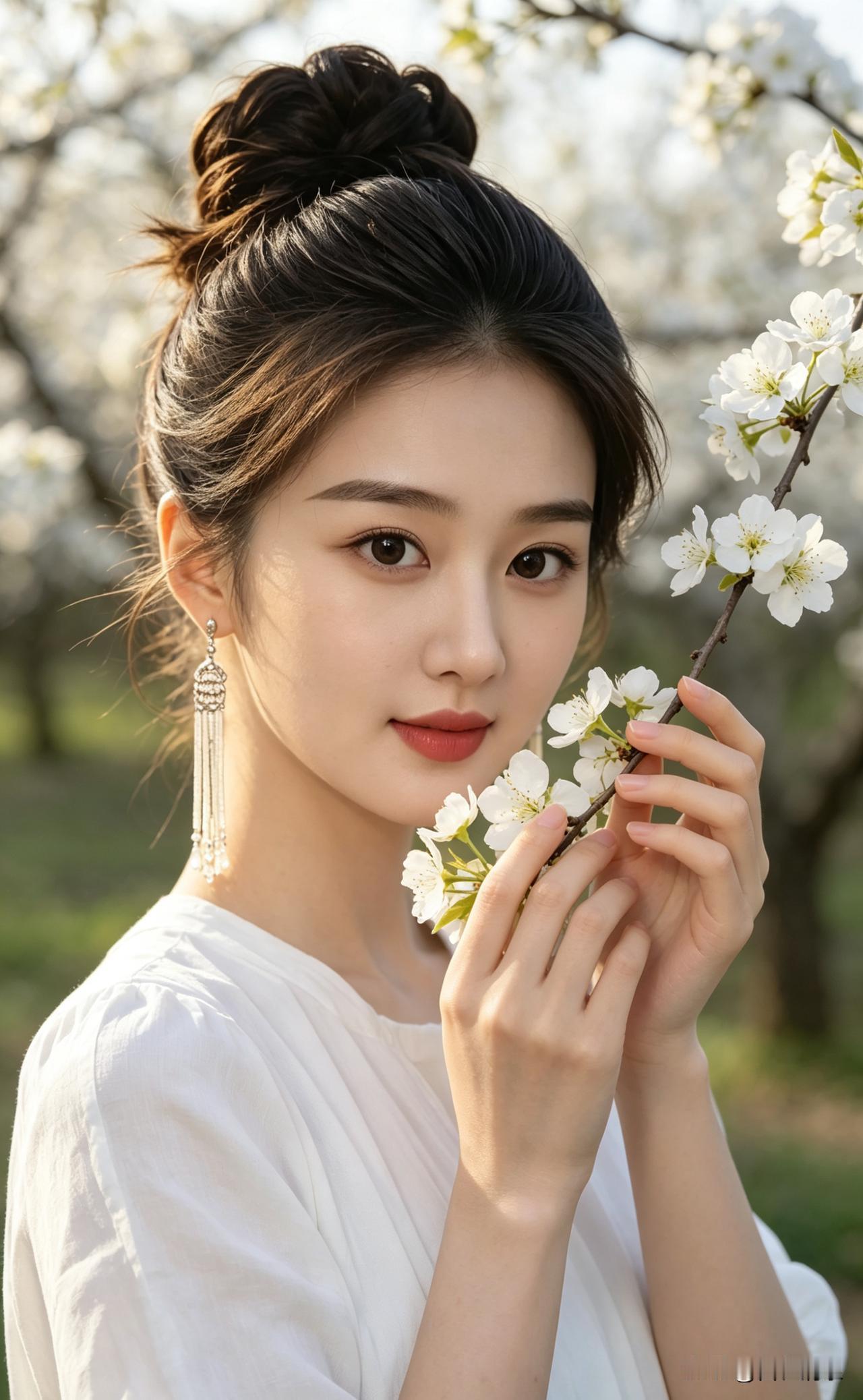 花是真好看，就是一个人赏有点心酸。正伤感呢，旁边大哥探头：“妹子，你挡着我媳妇镜