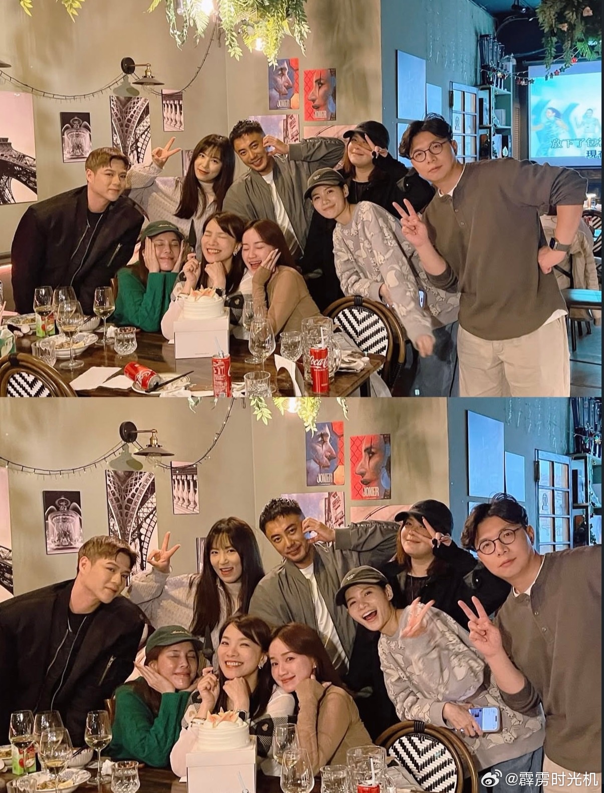 小优晒庆生照，也发生了很多之前和爸爸的合影。过去的一年，她爸爸去世了。 