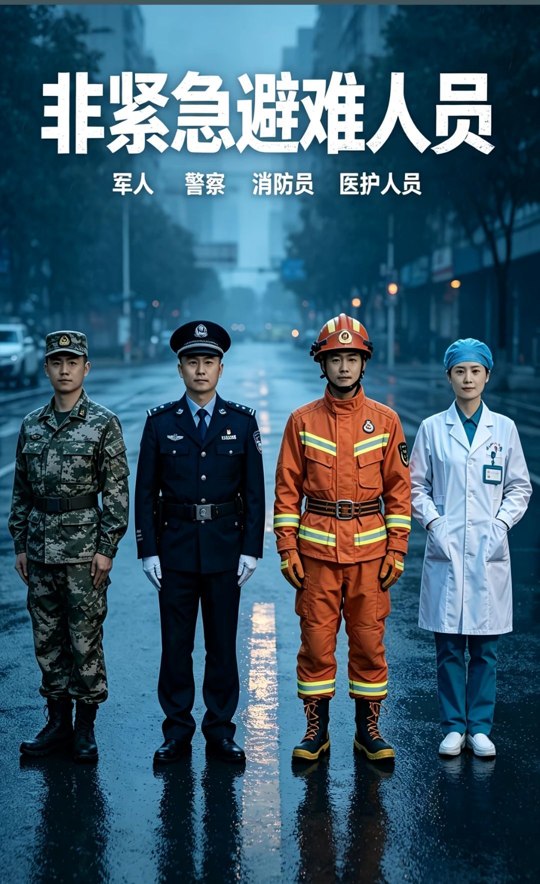 灾难来临的时候需要医护平时请善待 