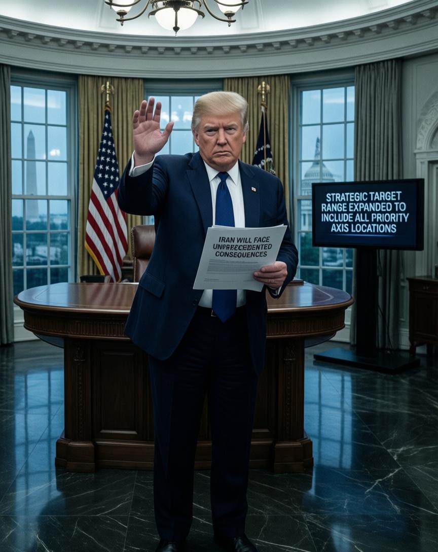 这事儿是今天特朗普自己发的——社交平台上，直接警告伊朗将面临“非常沉重的打击”，