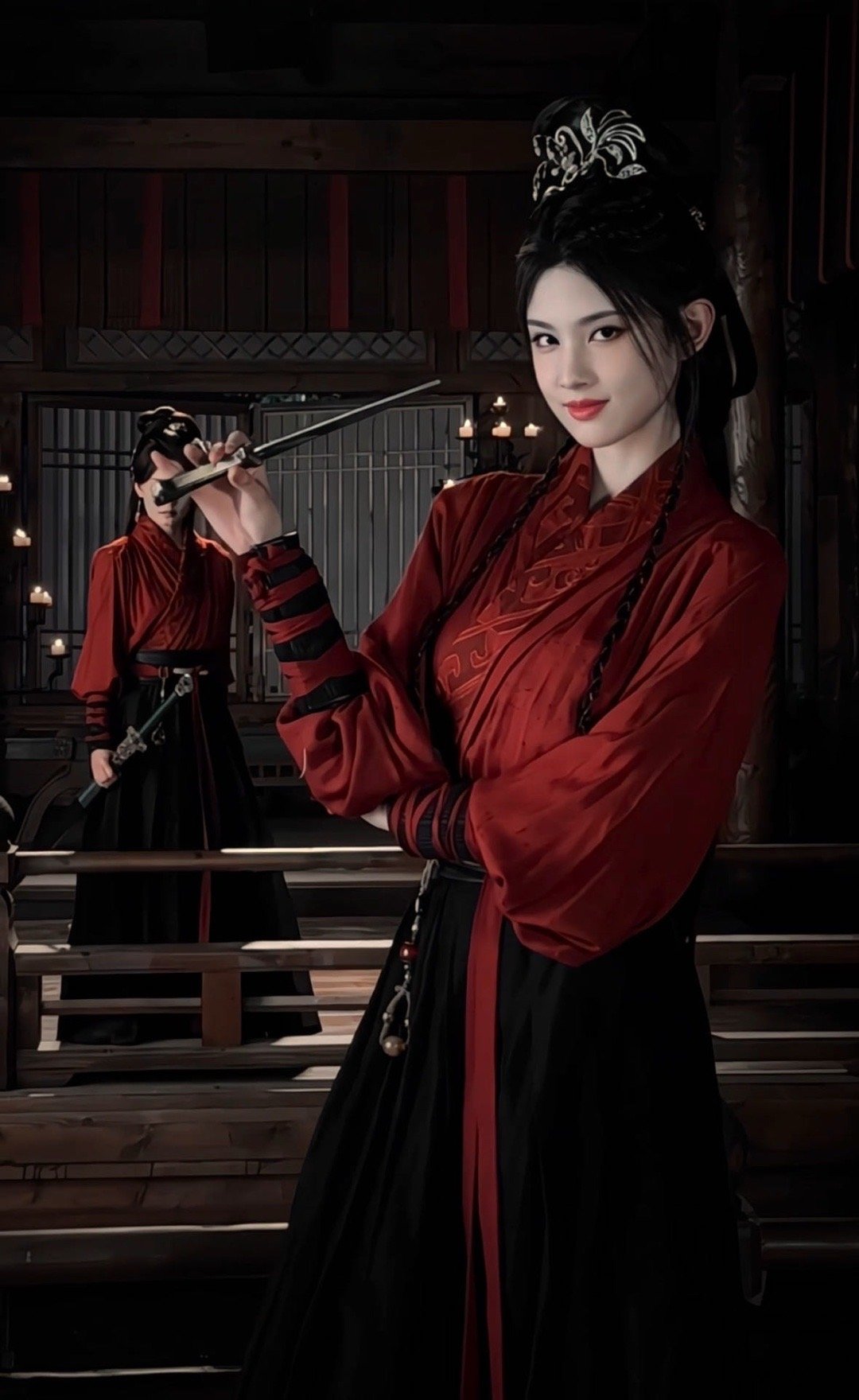 高嘉妍貂蝉眼神杀烟之凰阵容官宣 恭喜高嘉妍解锁貂蝉新角色！这眼神杀太有戏，魅惑里