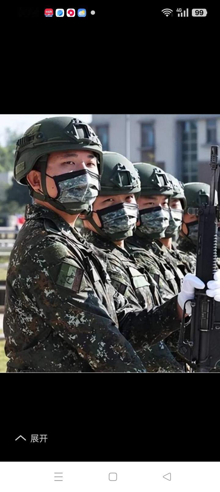 拒绝给台独分子陪葬，是台军唯一的出路。
17万武装看起来凑付，但分对手是谁？
如