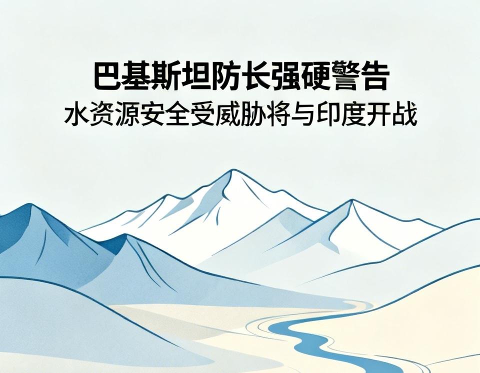 【巴基斯坦防长强硬警告，一旦巴方的水资源安全受到威胁，我们将与印度开战】
   