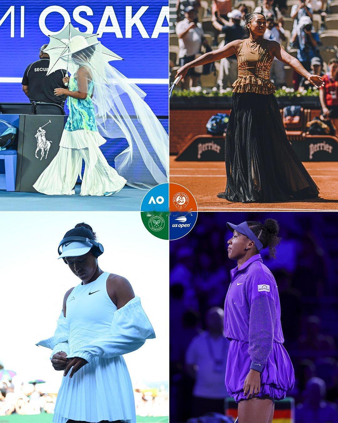 大阪直美的大满贯战袍你pick哪个？大坂直美法网黄金战袍法网2026wta