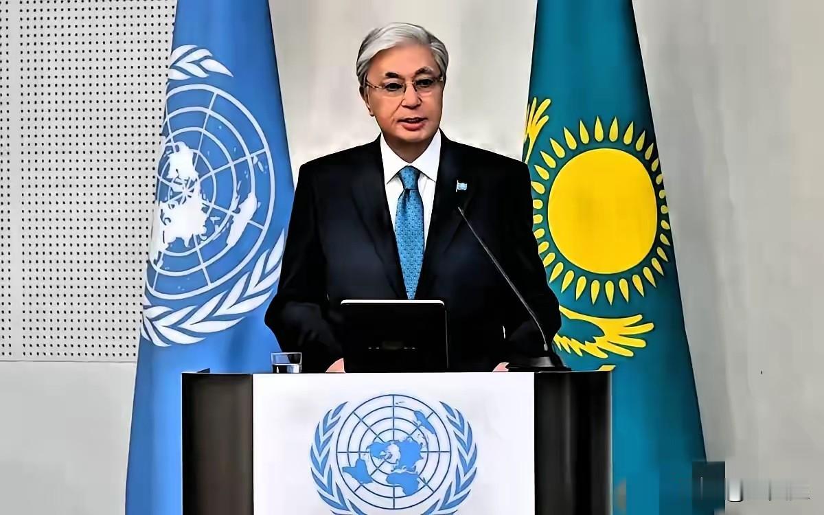 托卡耶夫在日本大学演讲，要改革联合国，中等国家要加强参与联合国的话事权，他讲的就