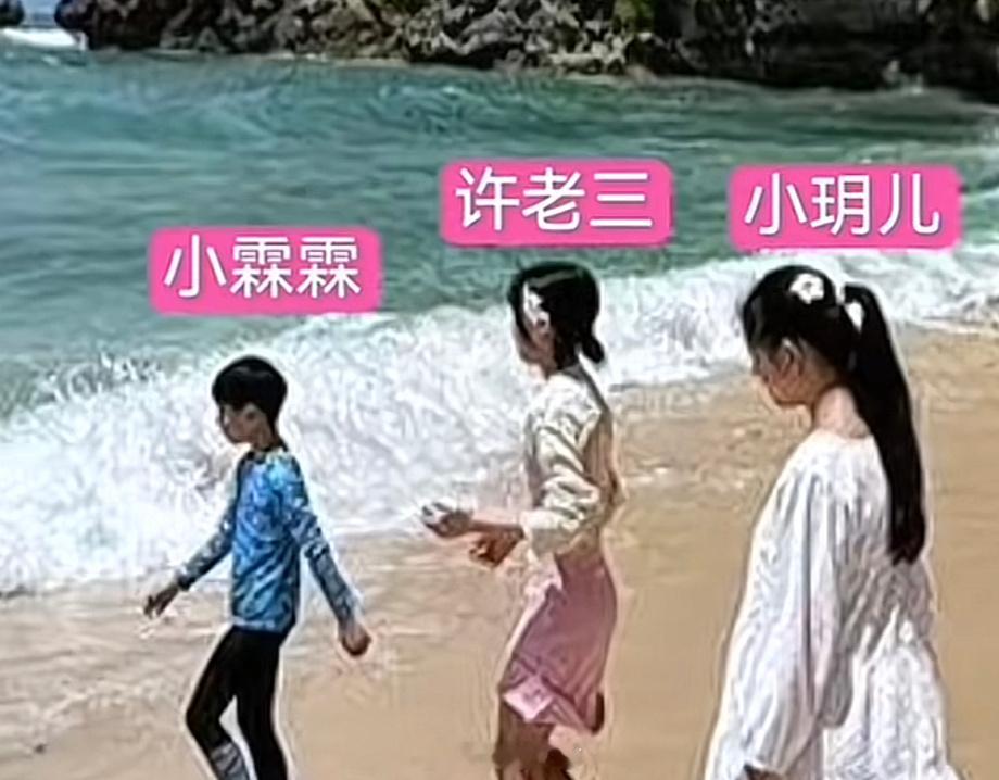#大S女儿#有网友提出疑问：为什么小曲线就可以曝光孩子的照片，做为孩子亲爸爸就不