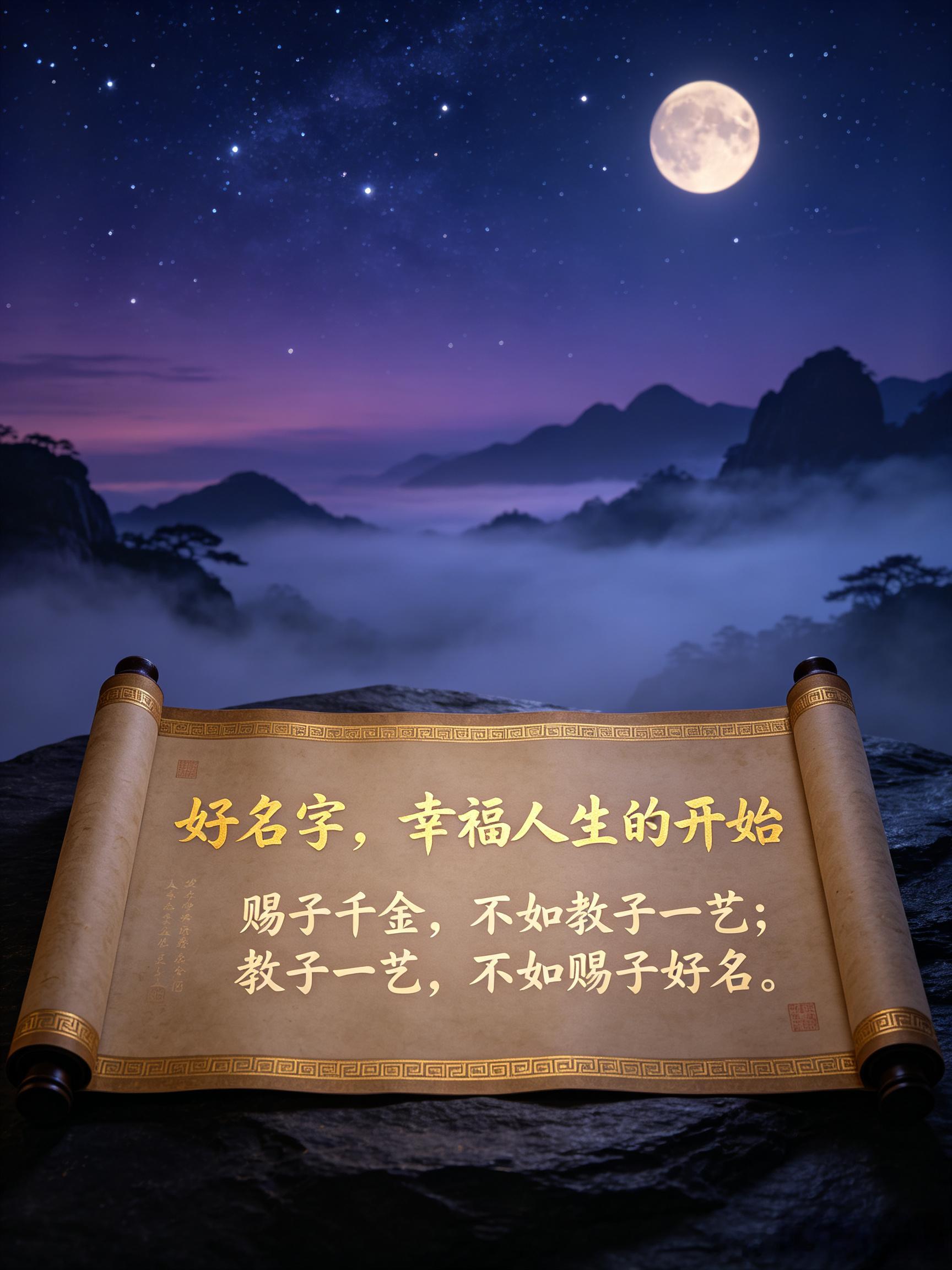 谁说名字不重要？①好名字可调和先天命理，增强个人能量。②好名字有利于家庭与婚姻。