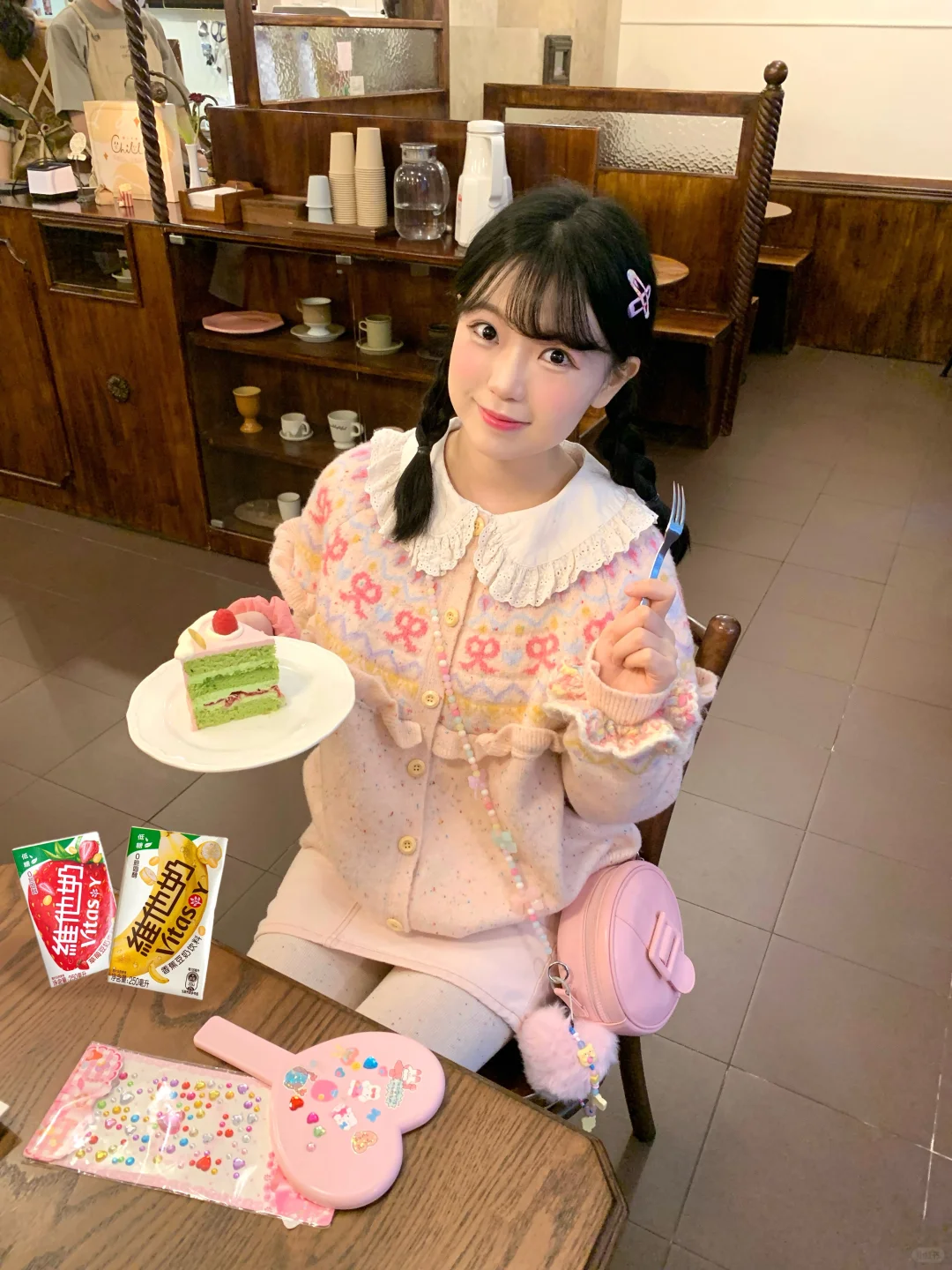 甜甜🌷果味🍓🍌少女🎀可爱豆奶🥛穿搭💕