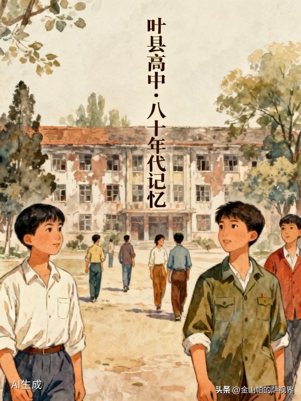 八十年代，叶县高中的那道“风景线”。上世纪八十年代，叶县高中在平顶山地区赫赫有名