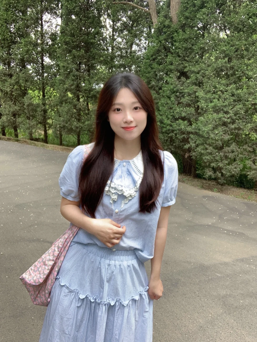 好爱蓝白的清爽！