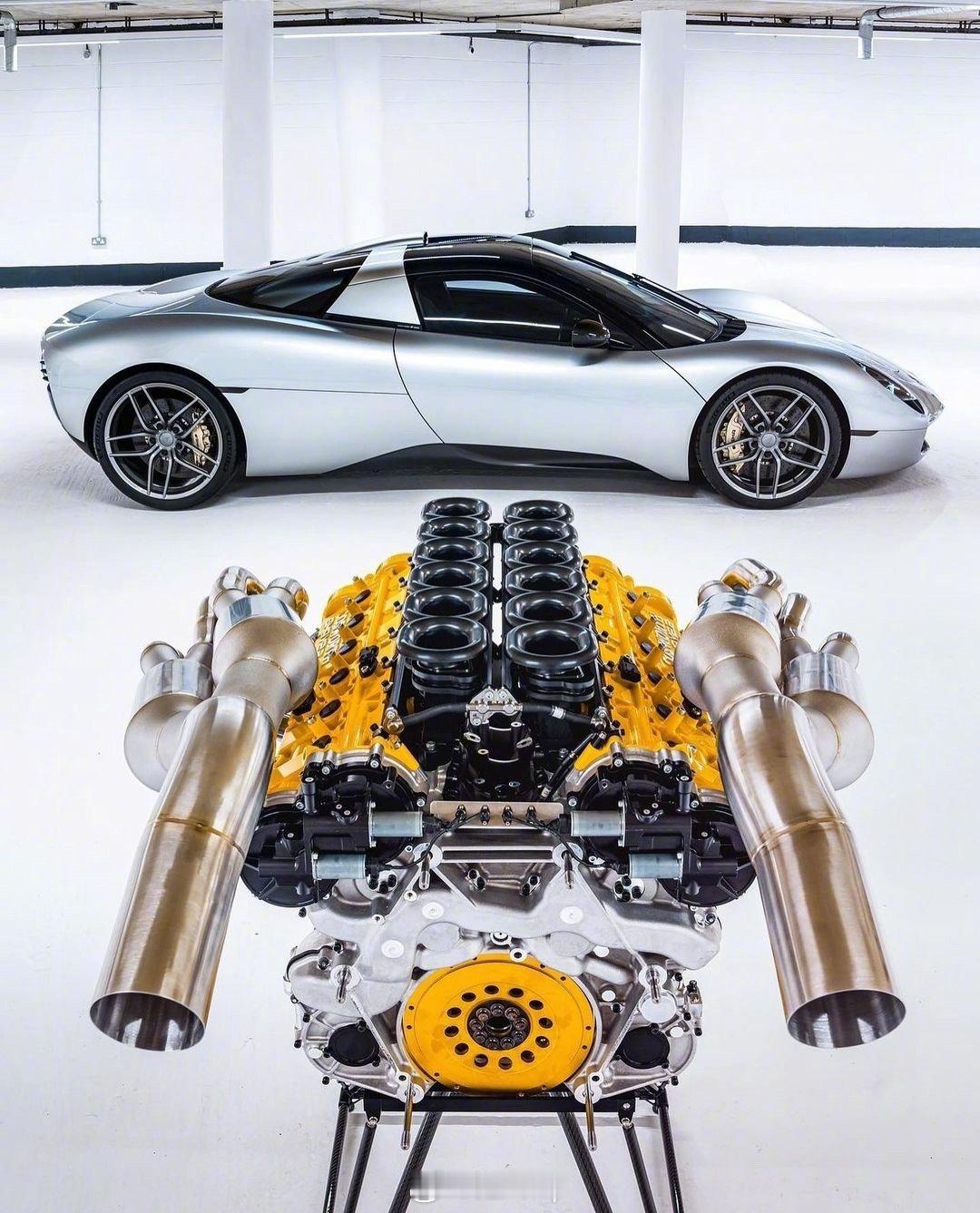 V12真好，来自Cosworth，最高转速11100，GMA T.33 ​​​