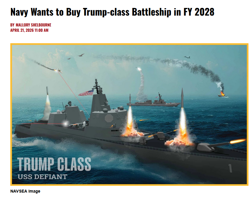 信我兄弟，你卸任前我肯定给你造出来美国海军作战部长证实，美国将于2028财年向国