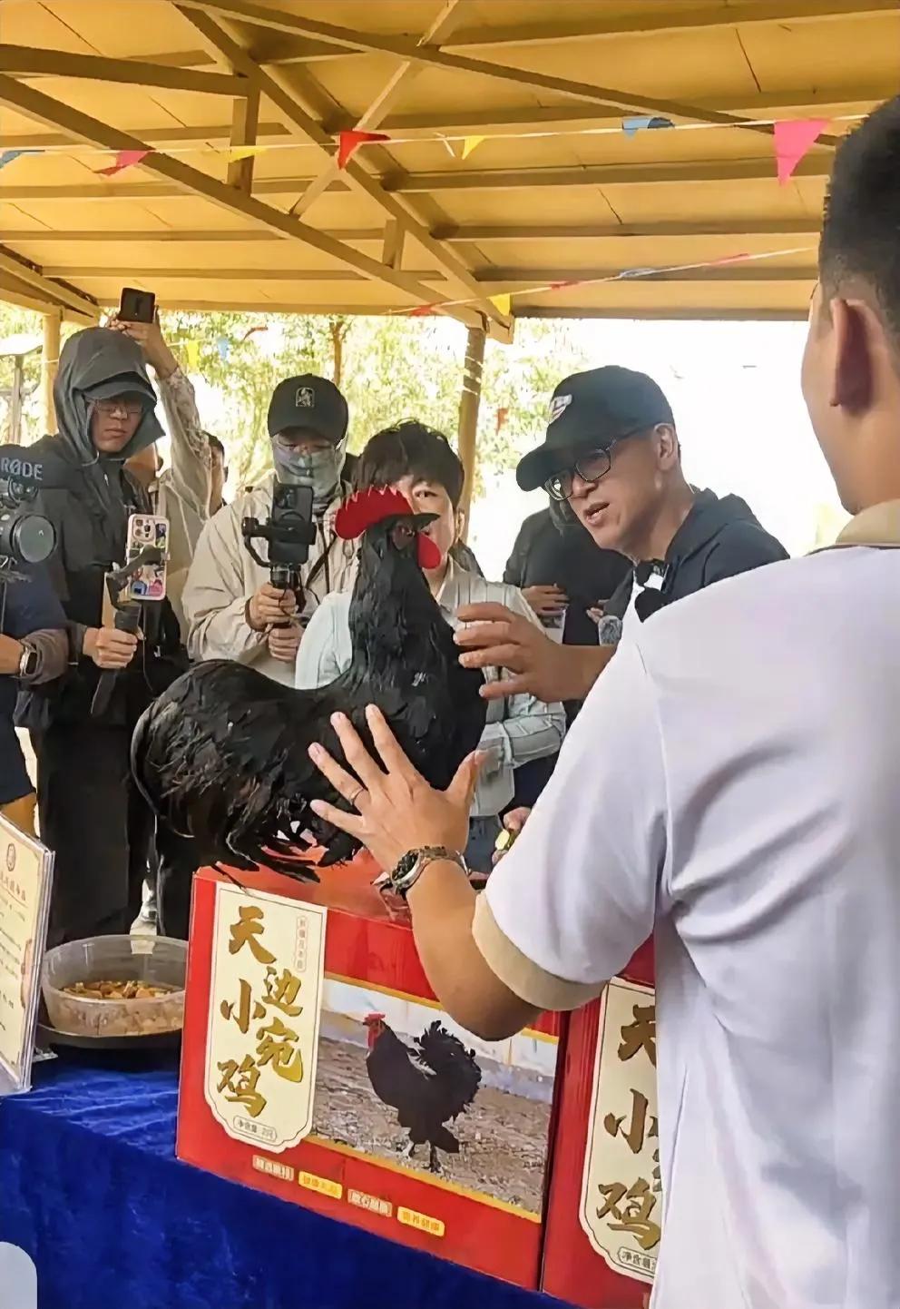 笑死，谁安排的这个黑公鸡，是真不懂还是故意的？新疆文旅官是不知道罗永浩帮俞老师起