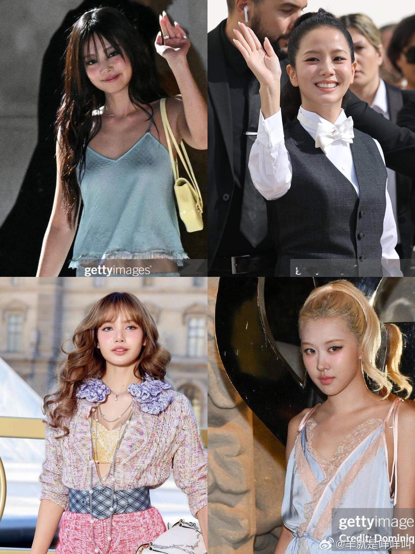 Blackpink在时装周Rose ✘ YSL 2026春夏大秀Lisa ✘ L