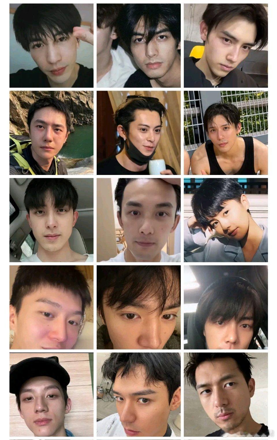 男明星素颜怼脸镜头合集图九看着眼生
