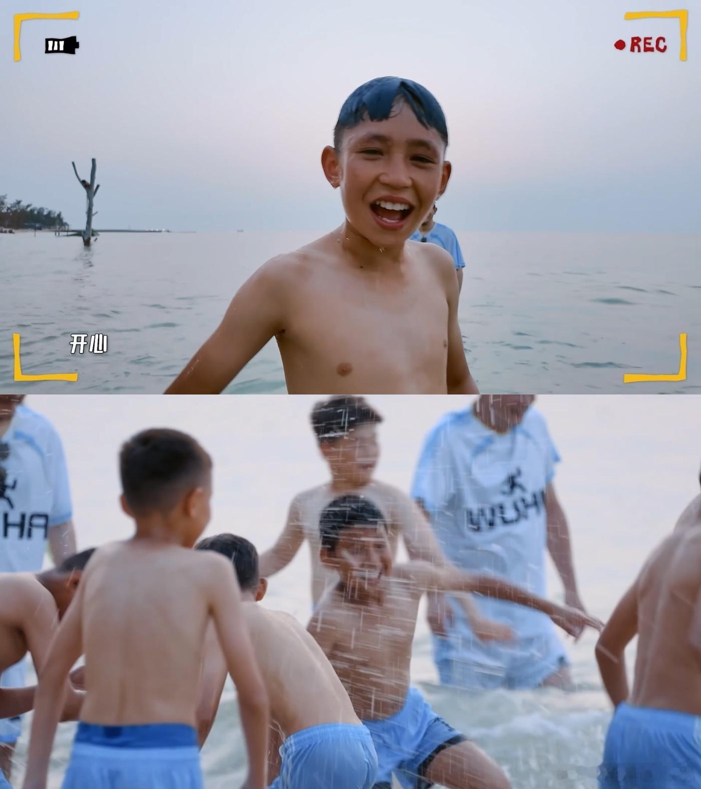 鹿晗看足球少年像看曾经的自己鹿晗看足球少年就像看曾经的自己足球少年们的努力与拼搏