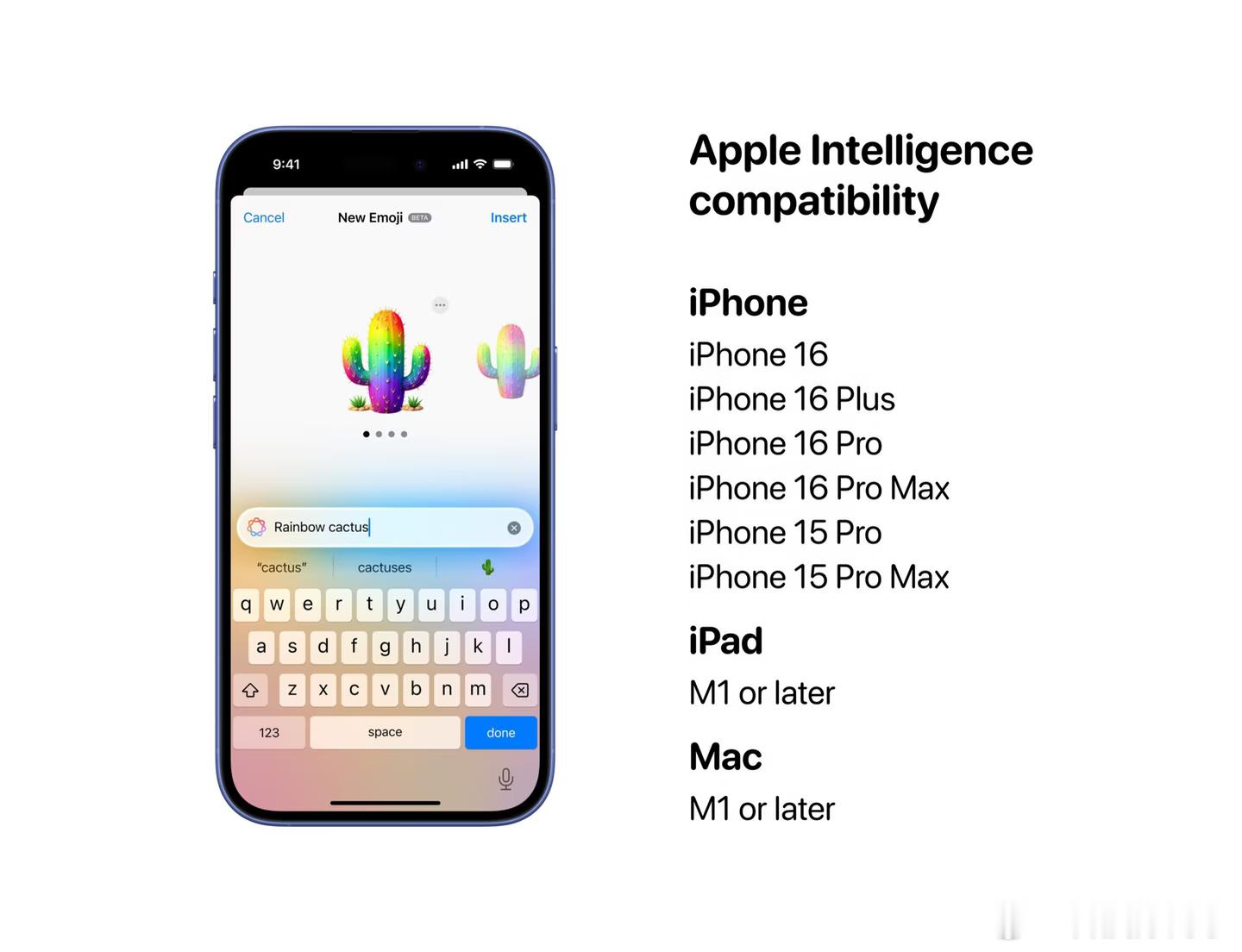 国行苹果AI支持机型苹果AI来了，但不是所有iPhone都能吃上。老用户最关心的