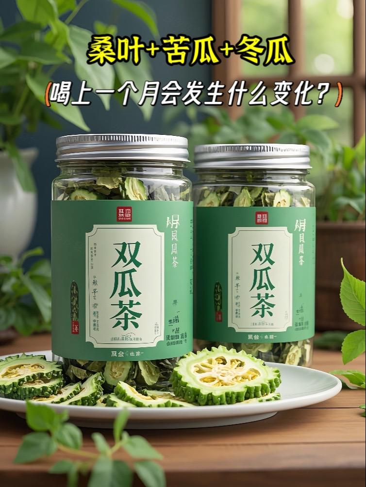 桑叶双瓜茶！大自然的天然养生妙品！它以桑叶、冬瓜皮、苦瓜千精心配比而成...