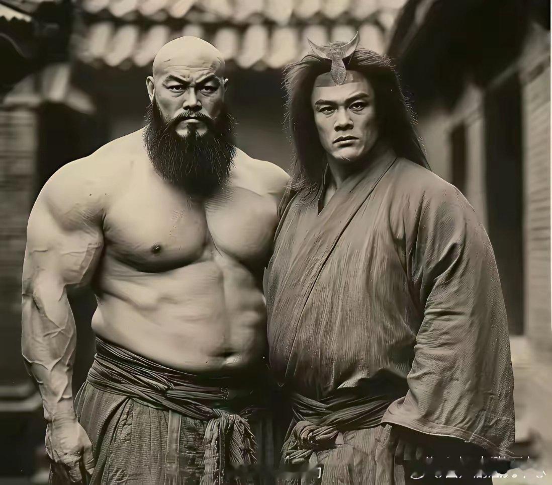 据说这是真实的鲁智深和武松，如果让鲁智深和泰森打一场，谁赢的概率大？我买巅峰时期