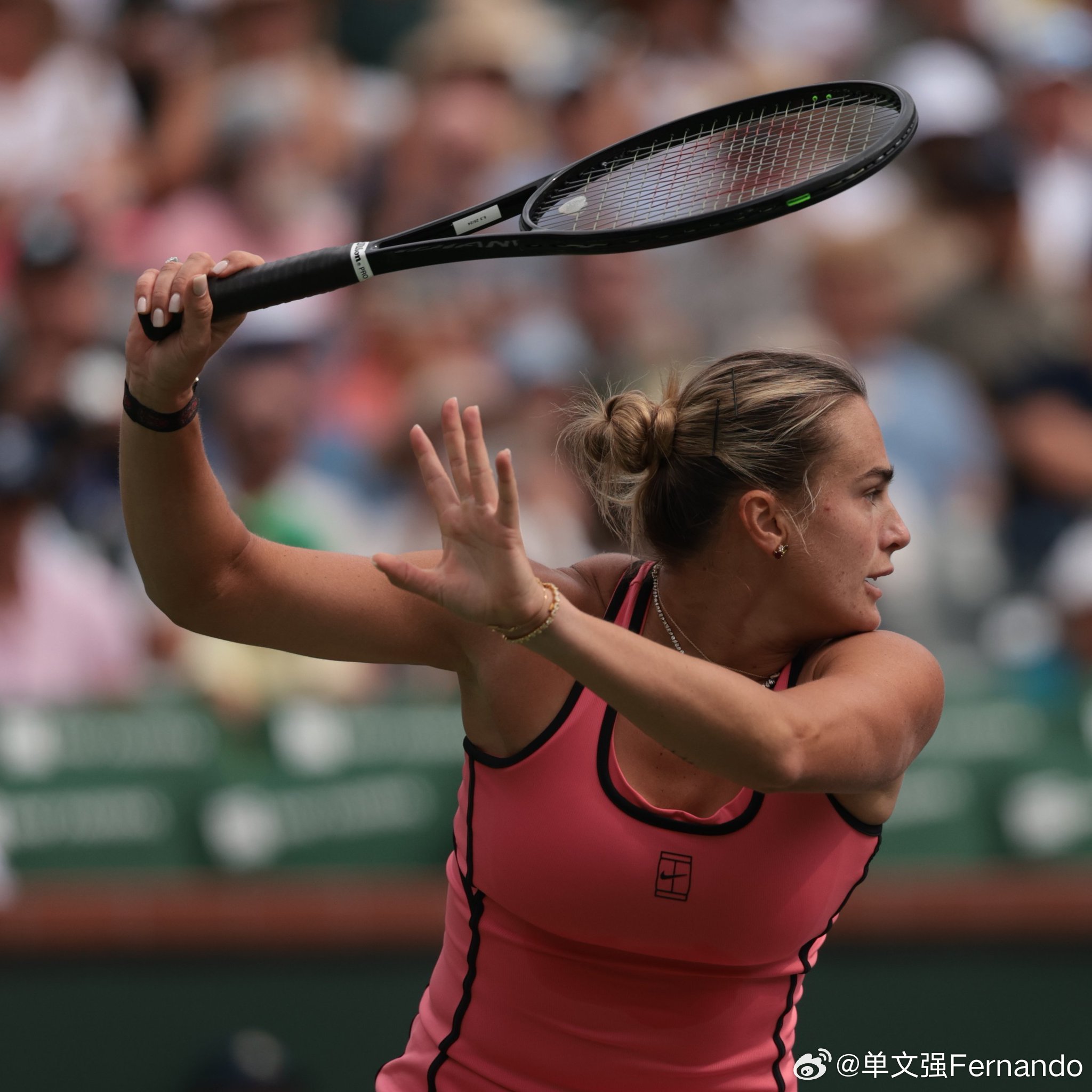 萨巴伦卡！打得真棒啊，6-2/6-4大坂直美！打进了2026印第安维尔斯1000