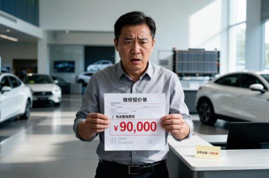 五万块钱的旧车，换电池居然要九万！车主当场傻眼
一张4S店报价单，把车主气得够呛