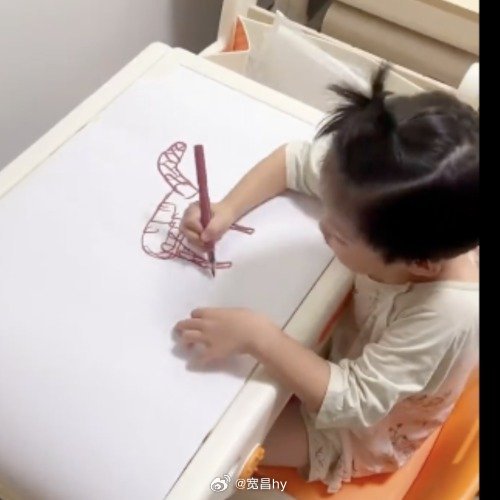 5岁小朋友画动物天赋惊人天赋异禀 西安·华严寺