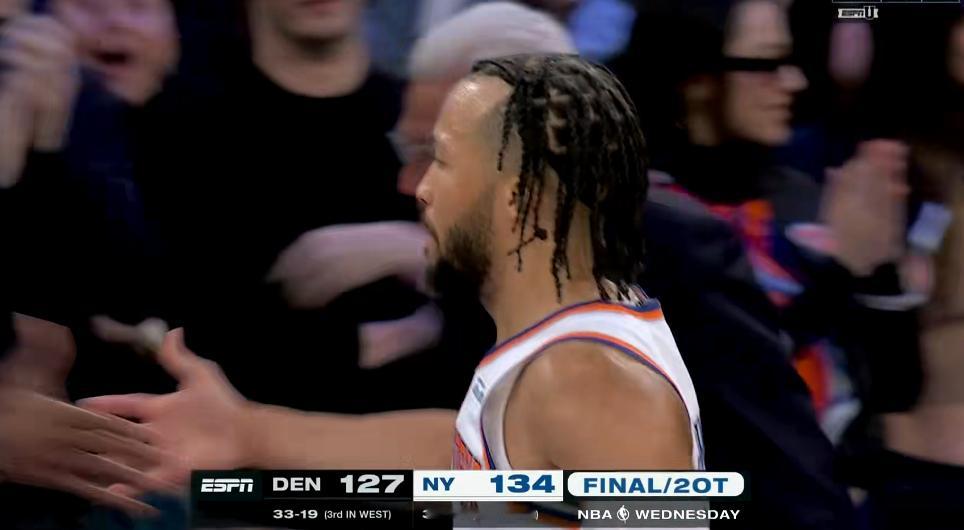 尼克斯要是能场场都有这个状态，在东部直通总决赛了。 再打一个加时，甚至还逼出了最