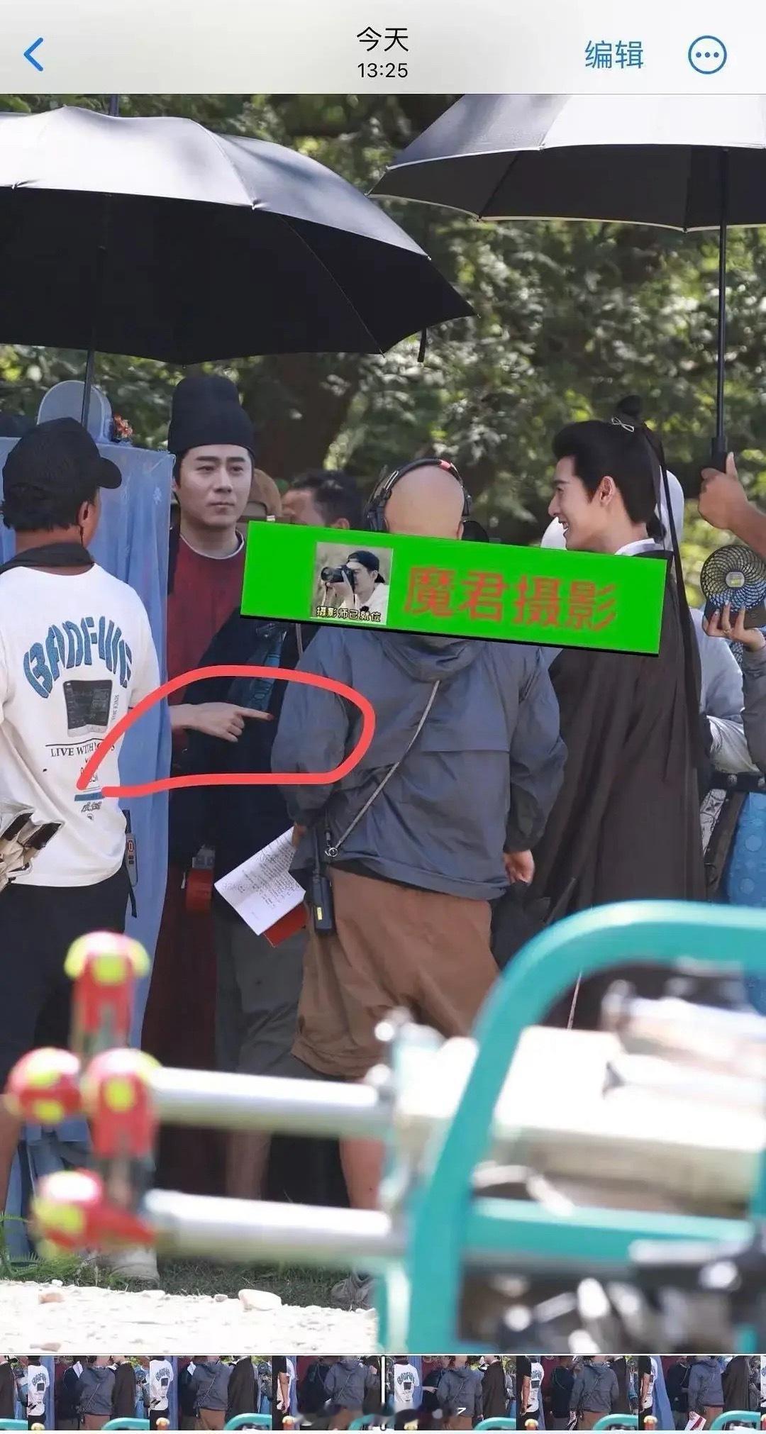 孟子义、李昀锐《尚公主》的双人同框互动路透图，两个人还是合体热度是更高的吧？ ​